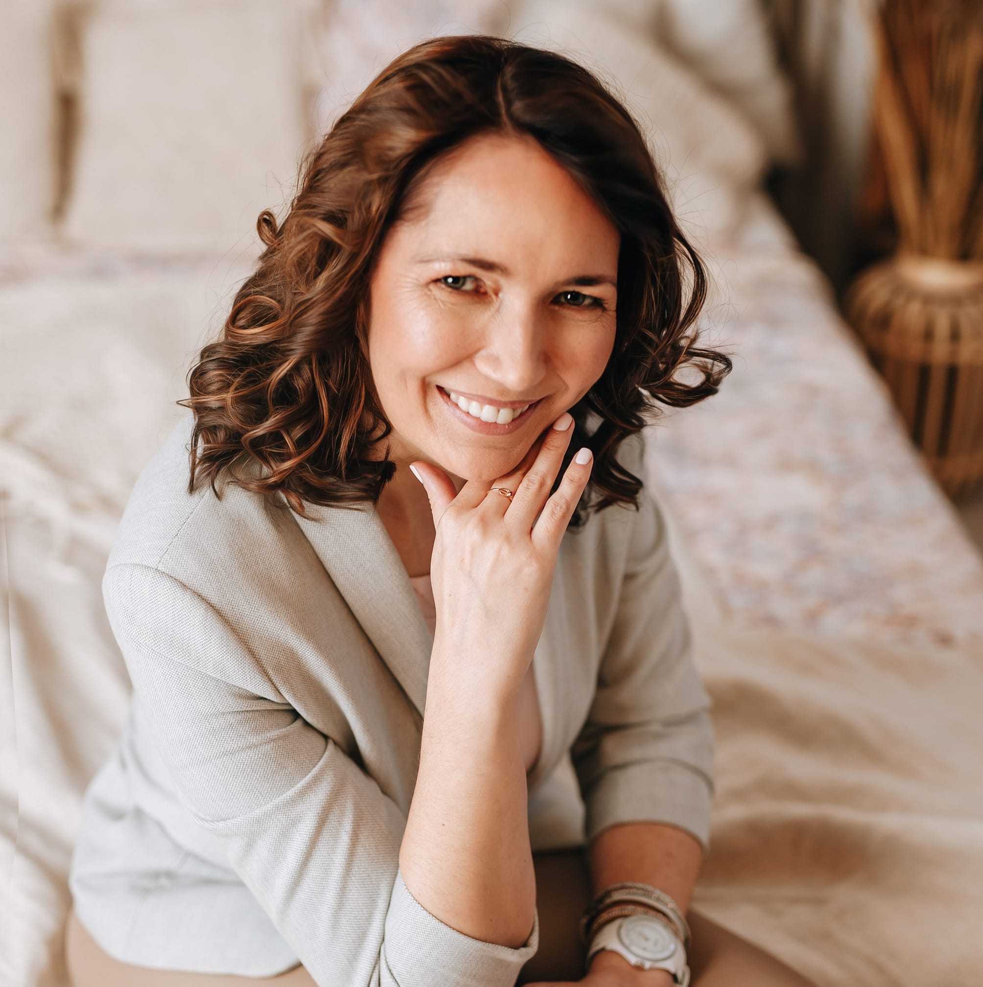 Maria Kisielewicz w plenerze